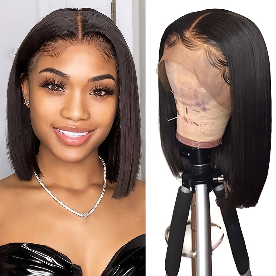 Human Hair Wigs hd Lace Front Wigs 13x4x1 T Part Wigs Short Bob