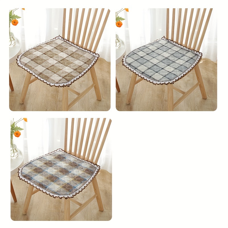 Chair Cushion Chair Pads, Polyester Washable Plaid Chair Pads, Office Computer  Chair Cushion, Cushion, Integrated Autumn And Winter Student Seat Cushion,  Lying Chair Cushion, Office Essential - Temu