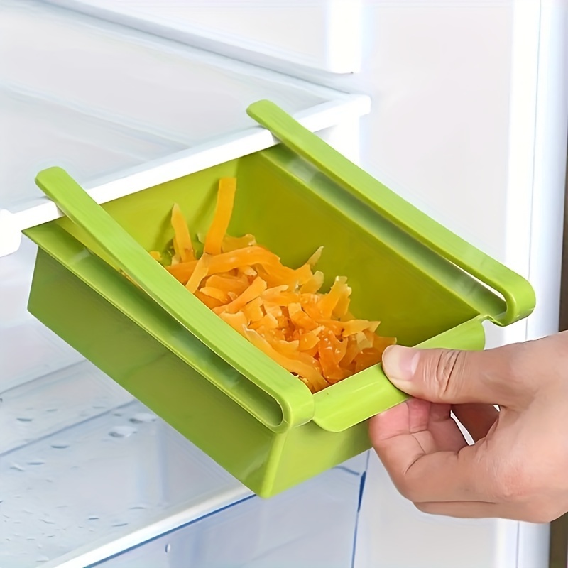 Kitchen Slide Fridge Freezer Space Saver Organizer Storage Rack