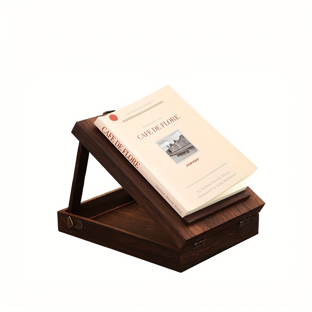 1pc retro nostalgic wooden storage box portable writer wood box bag wood messenger bag outdoor   bag sketching tool storage case with lid souvenir box bag Product details 8