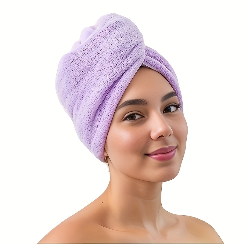 Soft Hair Drying Cap Thickened Hair Towel for Women