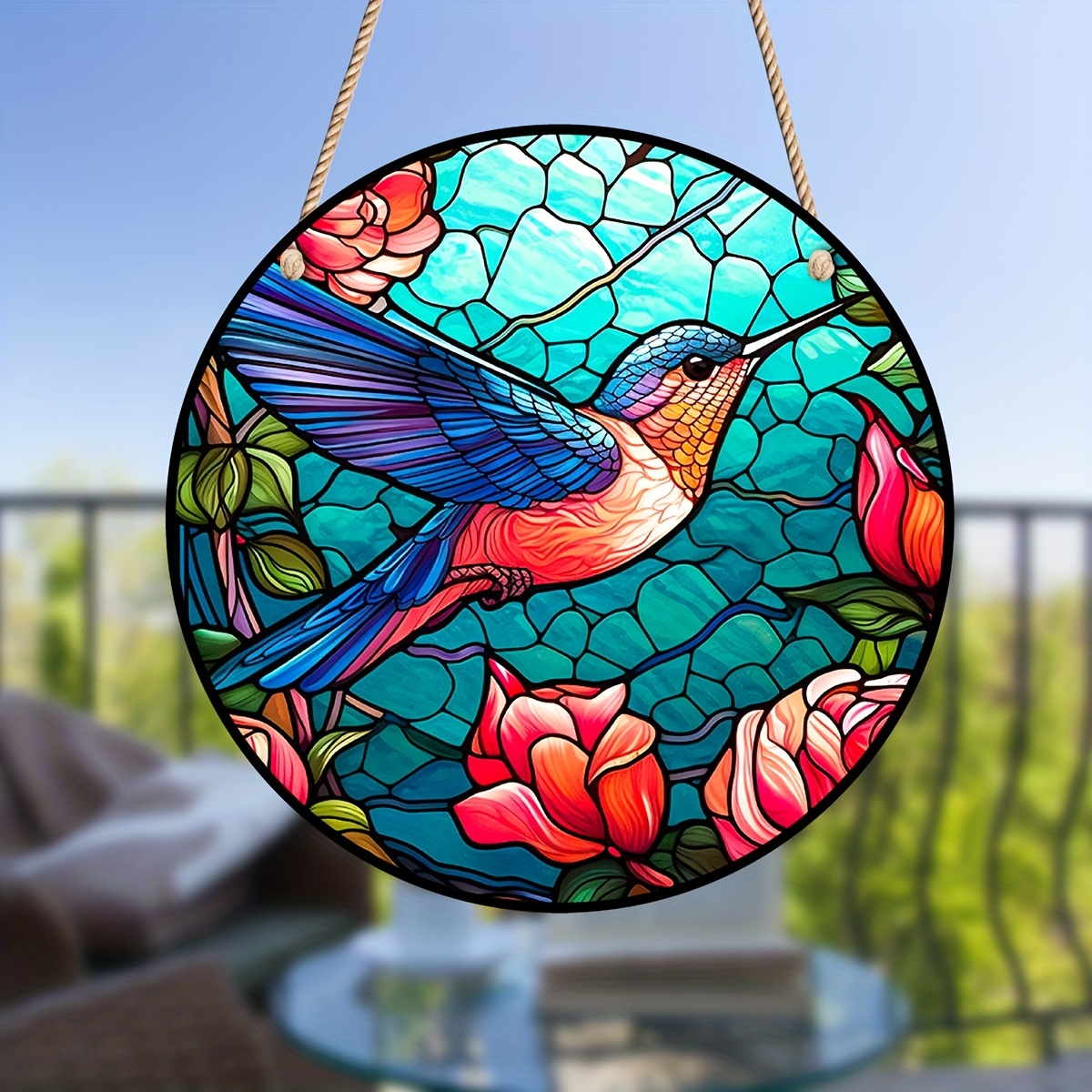 Humming Bird Suncatcher Bird Suncatcher Hanging Decoration - Temu