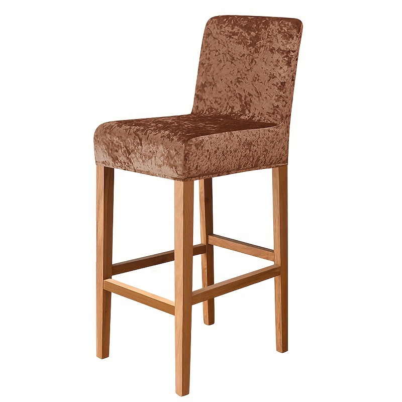 Velvet Bar Stool Slipcover Chair Cover Bar Stools Small Size Temu