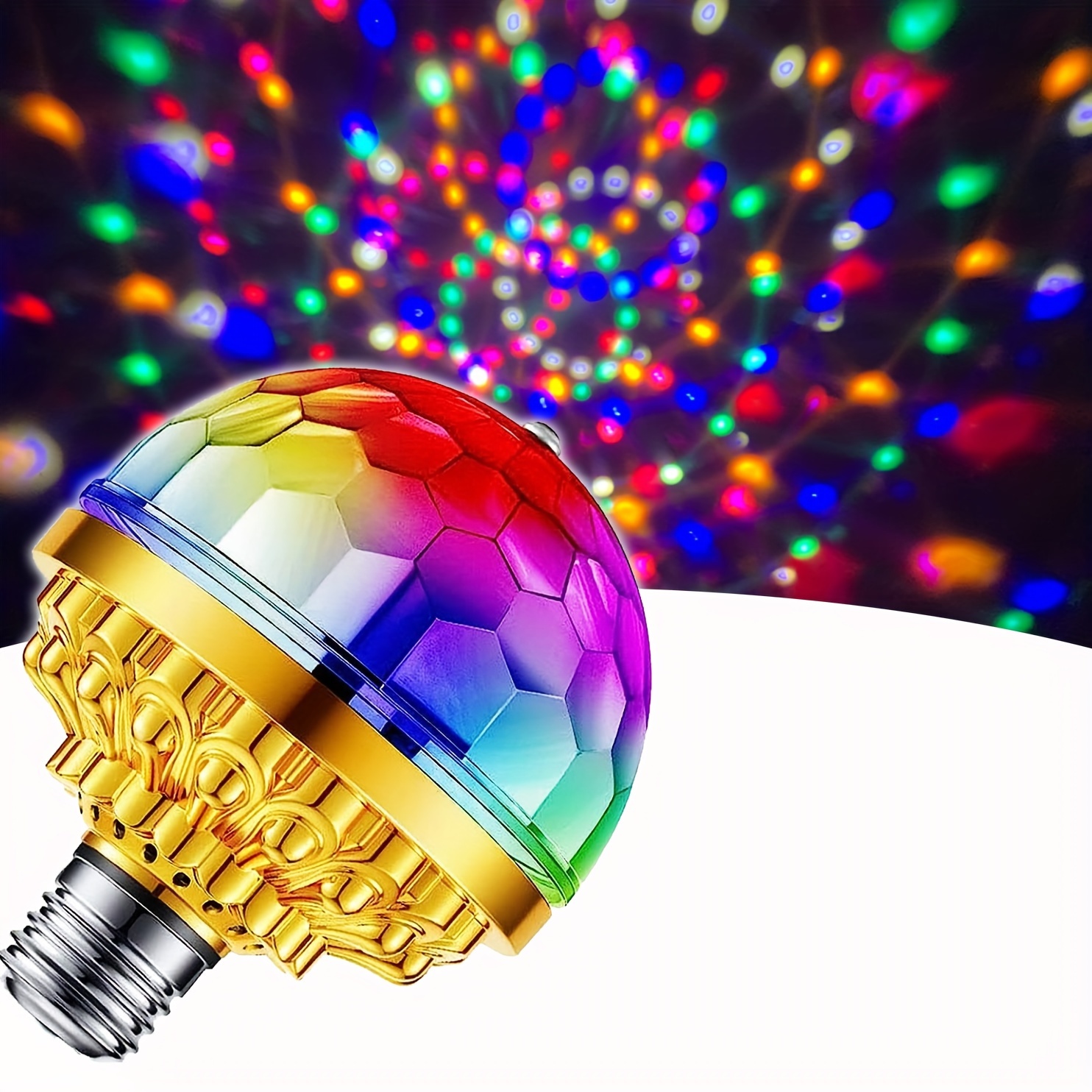 LED Disco Party Light Bulb