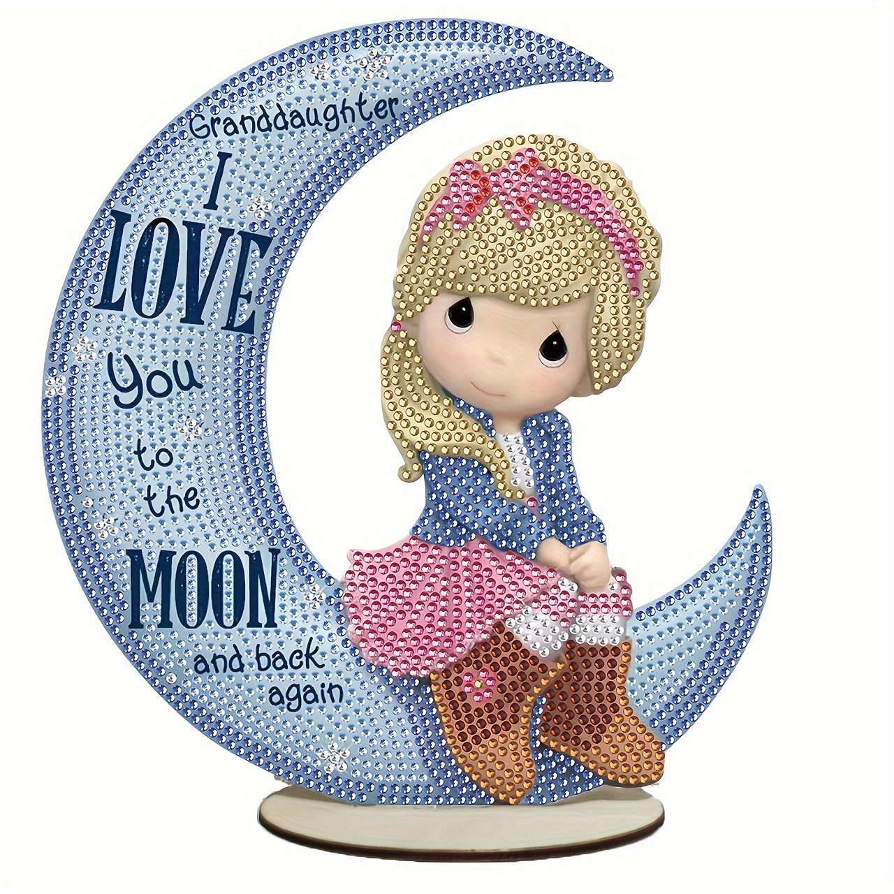 

Moon Fairy Diy Diamond Art Painting Kit - Brilliant Diamond Craft For Adults, Centerpieces, Home Decor, Gifts, And More!