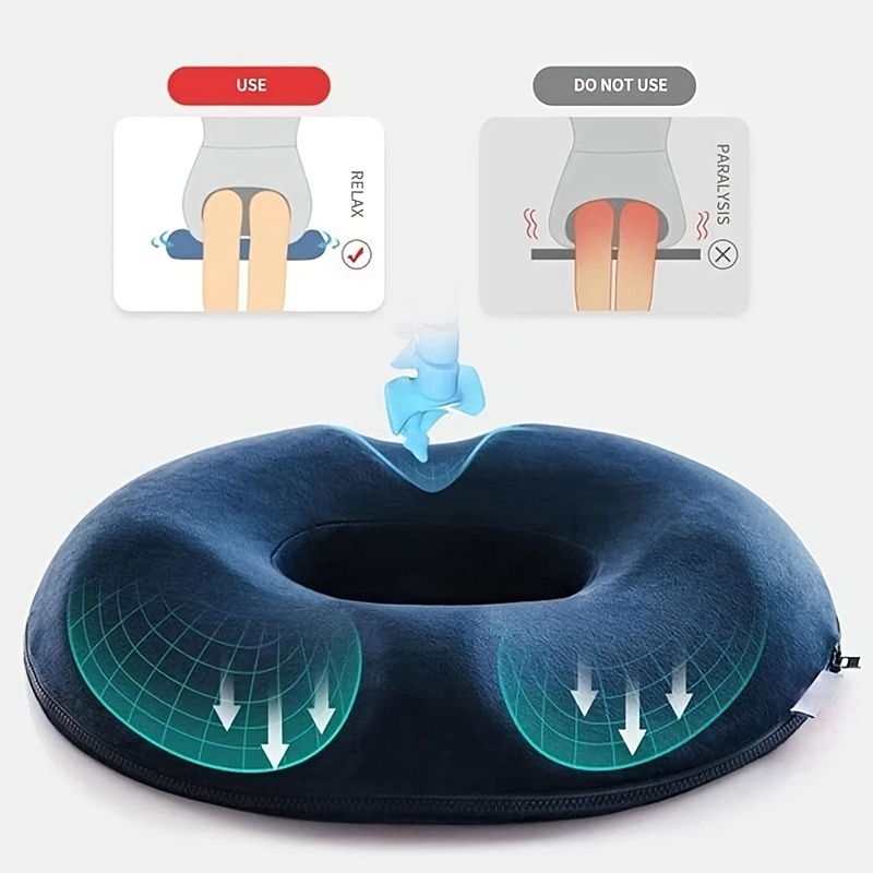 Donut Seat Cushion Pain Relief Memory Foam Chair Pillow Anti - Temu