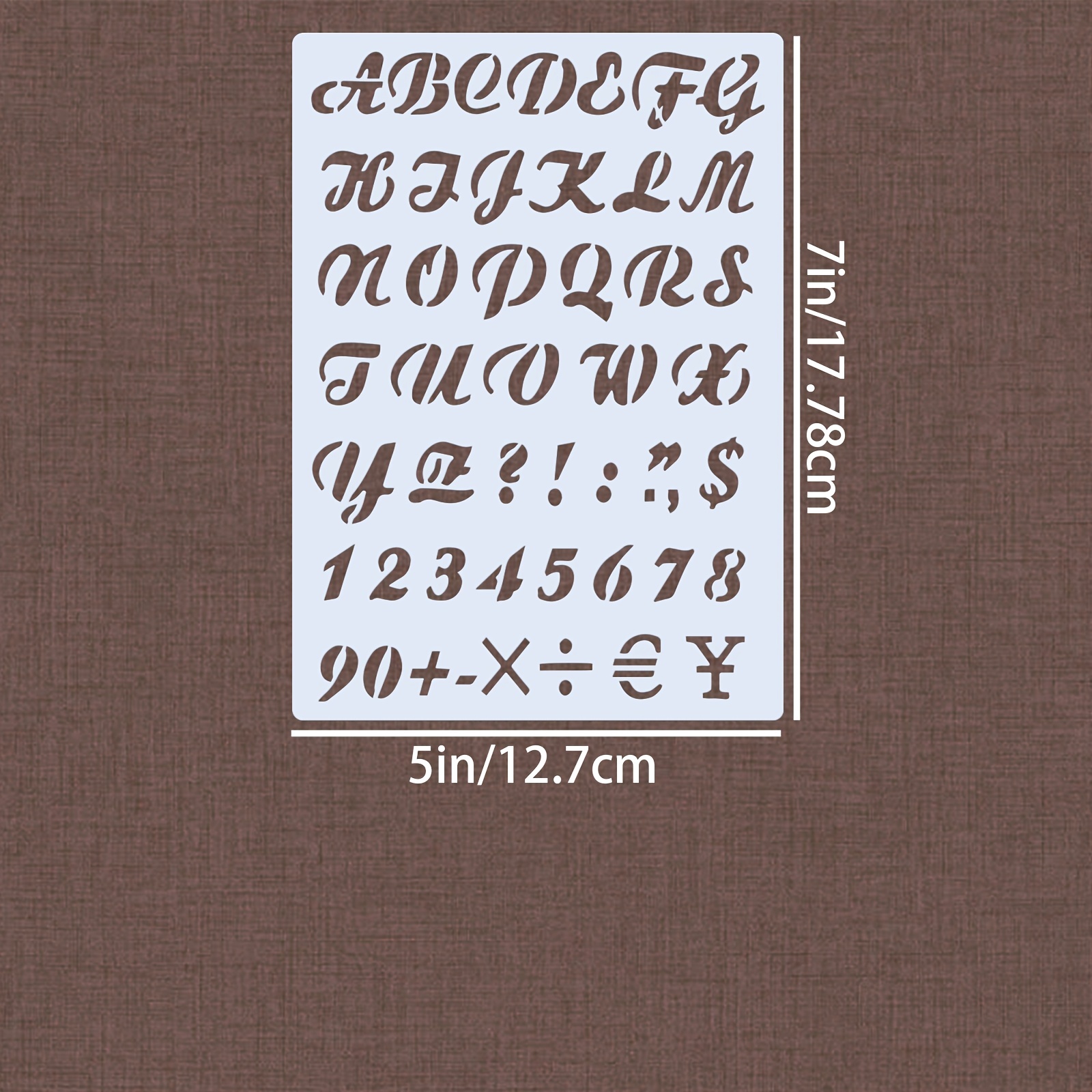 Calligraphy Kit Templates. Contains Numbers And Symbols - Temu