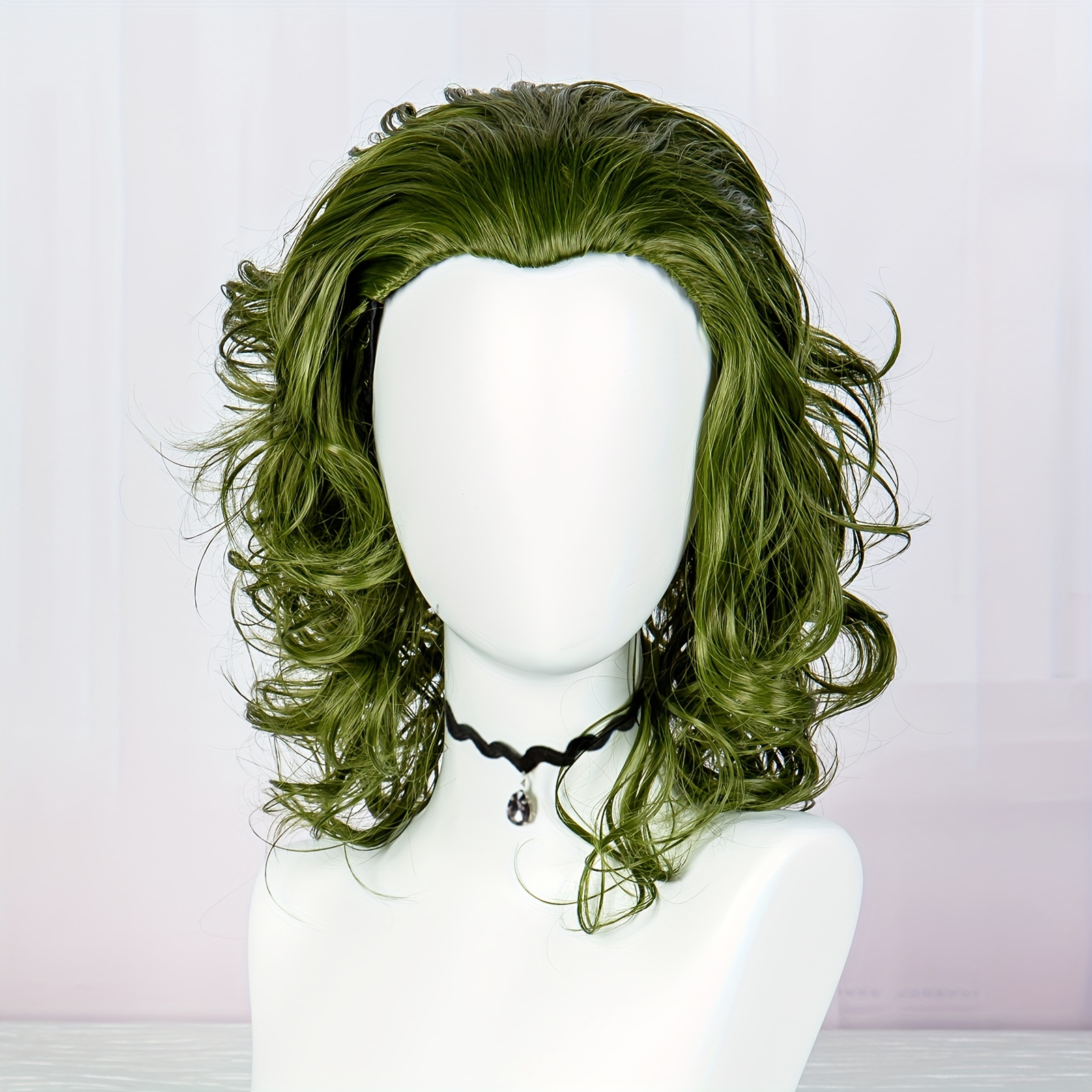 Short green hotsell joker wig