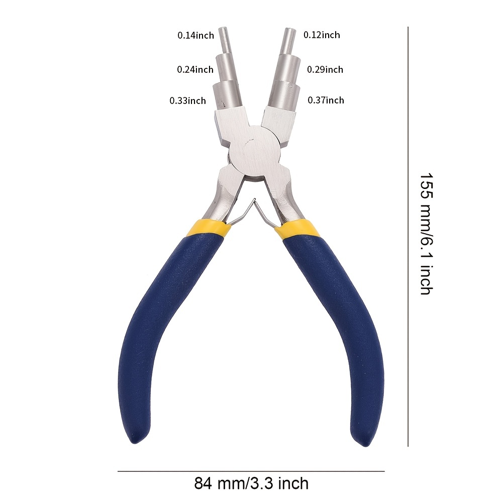 3 Pieces Of Jewelry Pliers Diy Pliers Six-segment Hand Winding