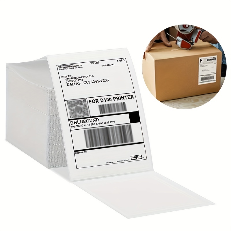 Dymo LV-30256 Yellow Compatible Shipping Labels