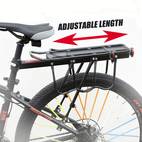 Suport de marfă pentru biciclete, suport pentru biciclete din spate Suport pentru biciclete cu aripi, suport universal pentru bicicletă de drum de munte cu eliberare rapidă