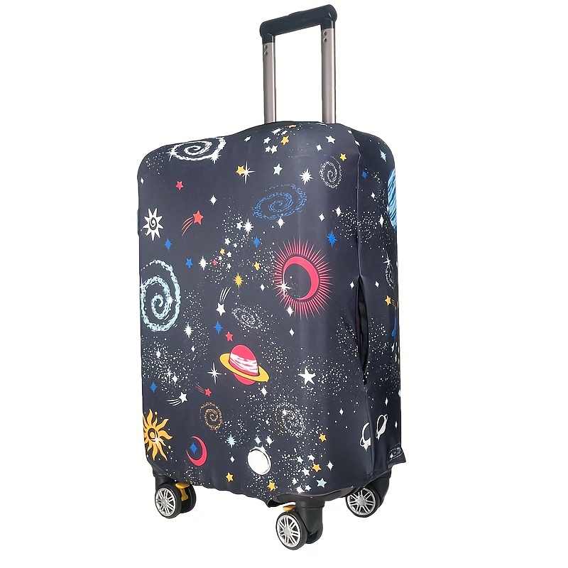 Space Pattern Luggage Case Cover Elastic Protector Travel