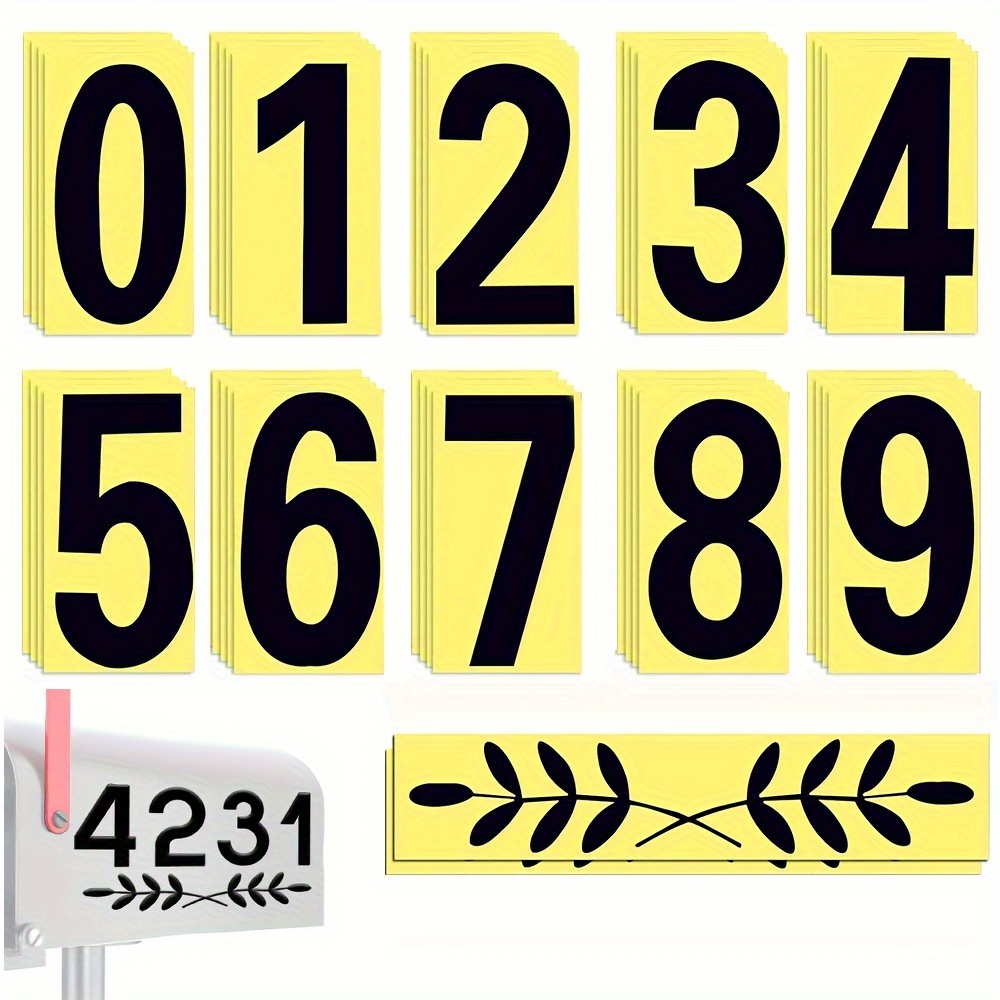 Numero adesivo numero 2 numero letterbox adesivi' Adesivo
