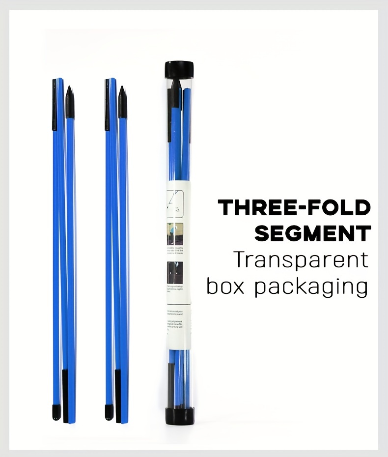 HUAEN Golf Alignment Stick, 2 Set Golf Alignment Rods, 48