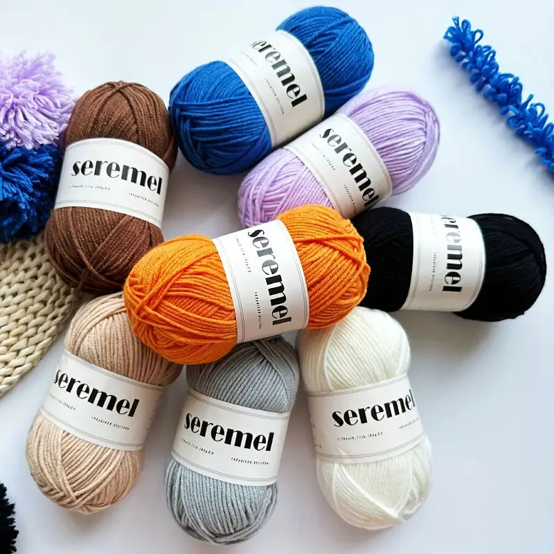 4 ply Acrylic Yarn Multi color Super Soft Yarn For - Temu