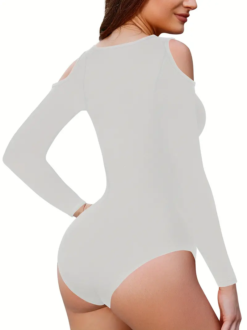 Naphy Women's Body Suit, Long Sleeve, Shaping Underwear, Body