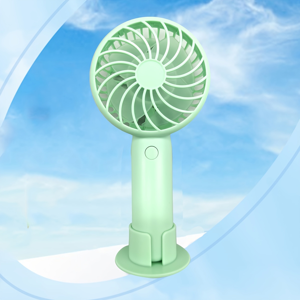 Vert Fonc Mini Ventilateur Pince, Petit Ventilateur Usb Avec