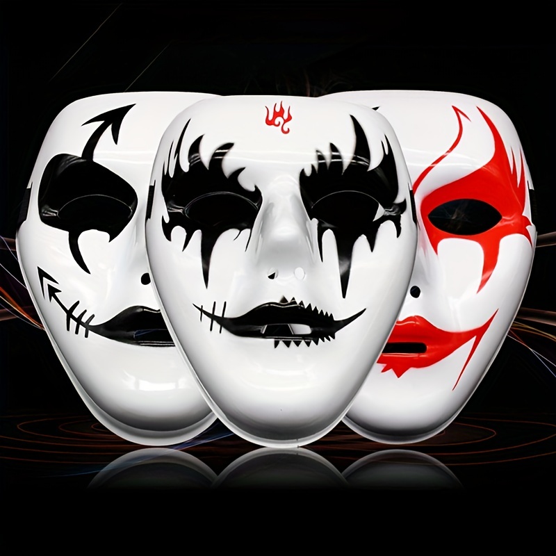 Halloween Street Dance Mask Full Face V shaped Ghost Dance - Temu