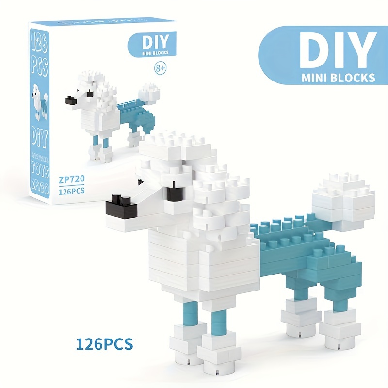 1pc Small Building Blocks Set Of Dachshund, Suitable For Daily Play