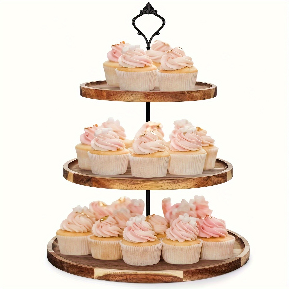 3 Tier Outdoor Swimming Beach Cupcake Stand Hawaii Birthday - Temu United  Kingdom