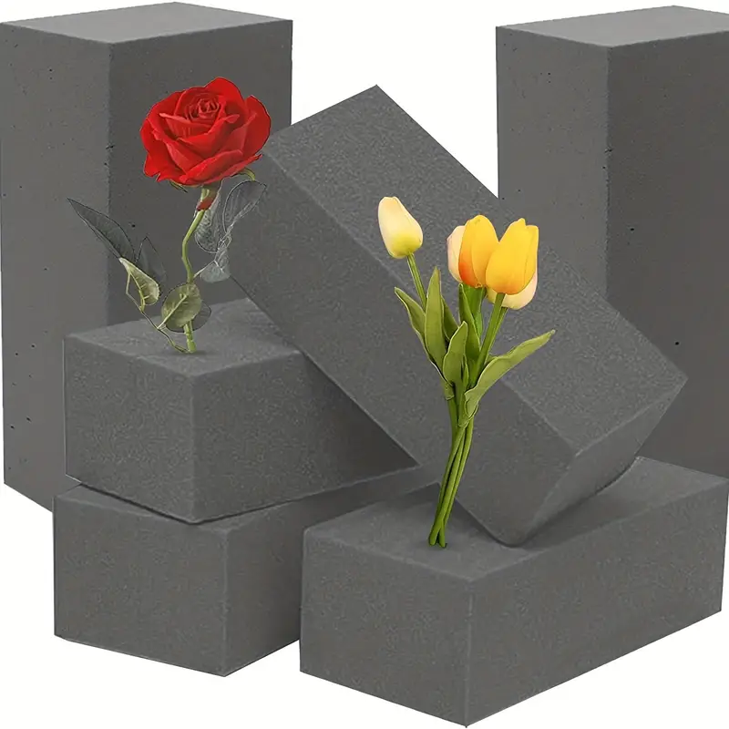 Dry Floral Foam Blocks For Flower Arrangements Supplies - Temu