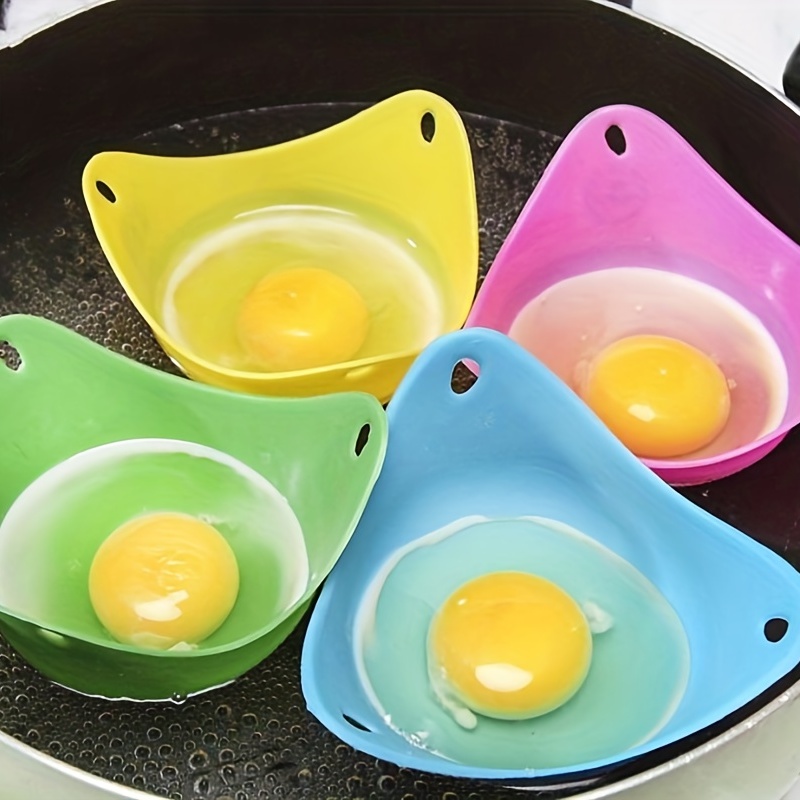 Silicone Egg Poaching Cup Egg Poacher Non-Stick Heat-Resistant Egg