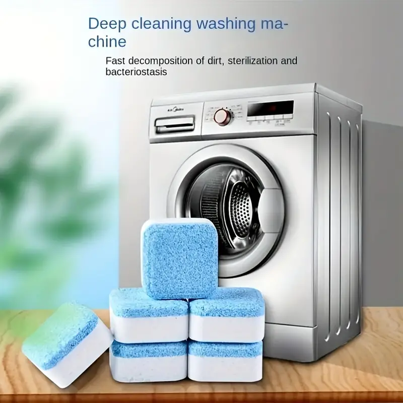 Eco-Friendly Washing Machine Cleaner Descaler - Deep Clean for HE Front  Loader & Top Load Washer - 5/10pcs Septic Safe Deodorizer Tablets
