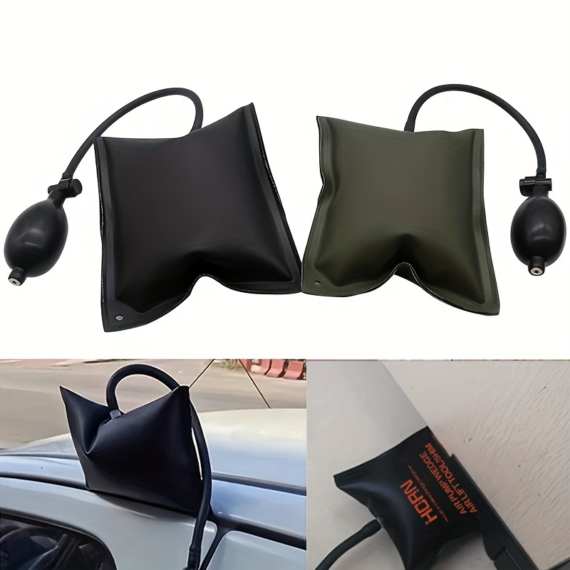 Black Car Air Pump Inflatable Wedge Bag Shim Door Window Alignment