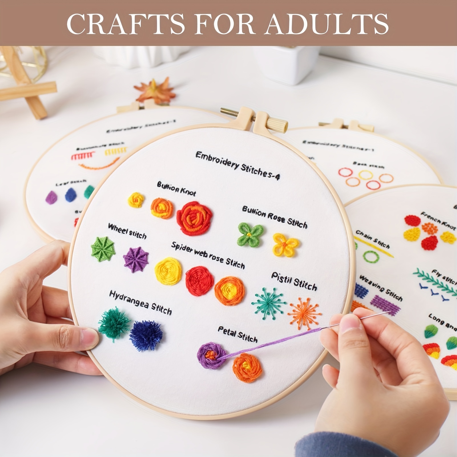 Embroidery Kit For Beginners Cross Stitch Kits For Adults - Temu