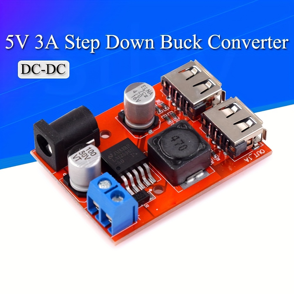 Convertitore DC Universale 12V - USB 5V 3A