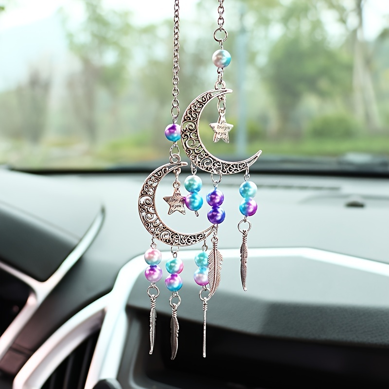 Beautiful Dreamcatcher Car Rear-view Mirror Pendant - Colorful Bead Wind  Chime Ornaments For Window, Home Decor, Car Accessories