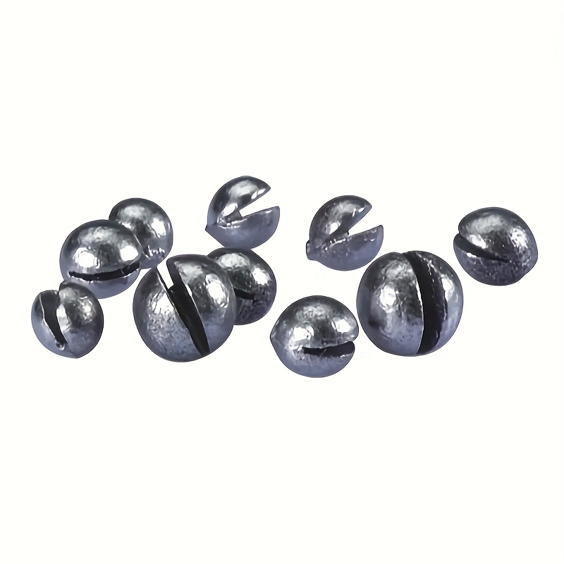 100pcs Round Split Shot Fishing Weights Set Removable Sinkers Drop