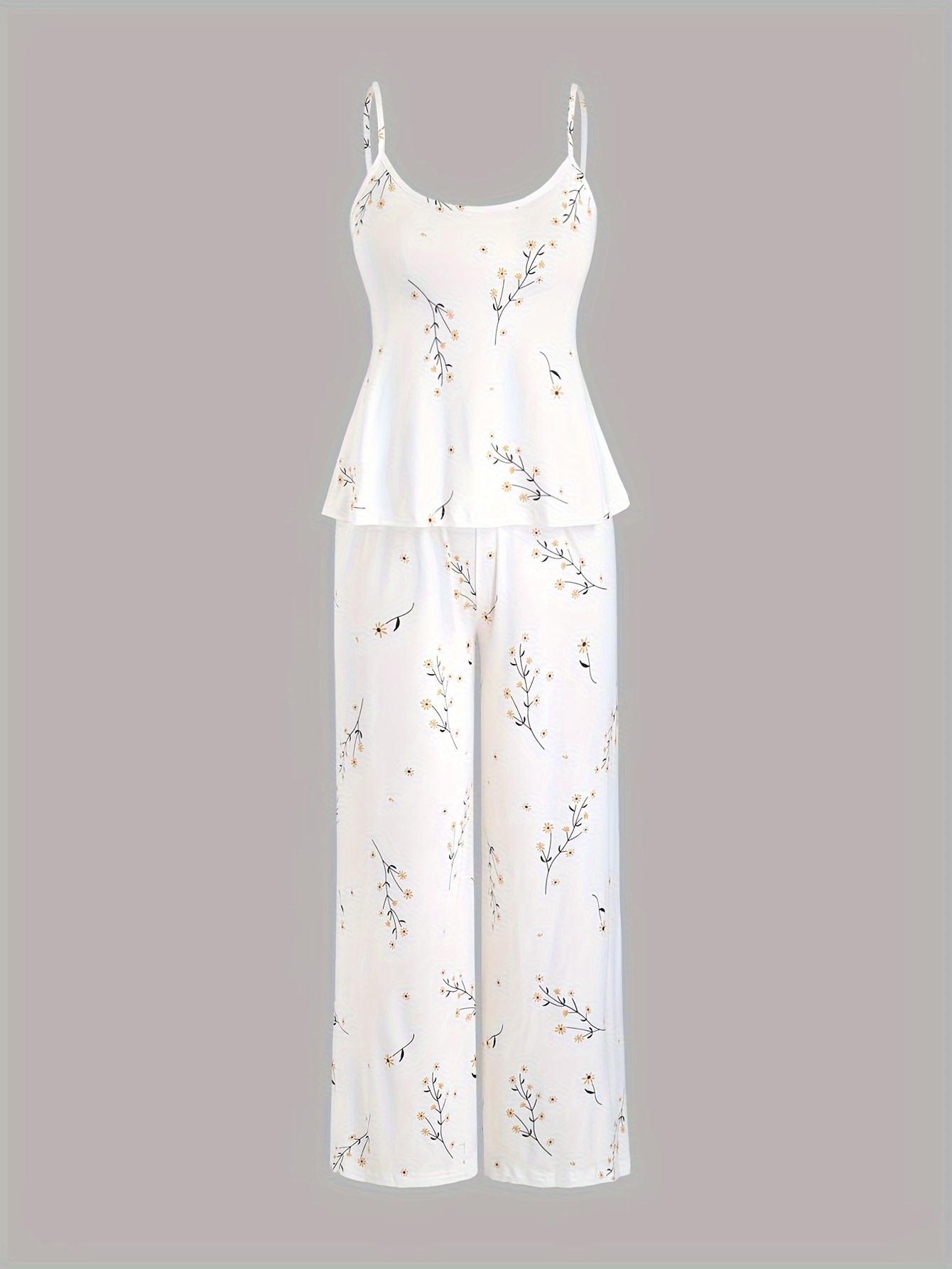 Daisy Print Cami & Pants Lounge Set