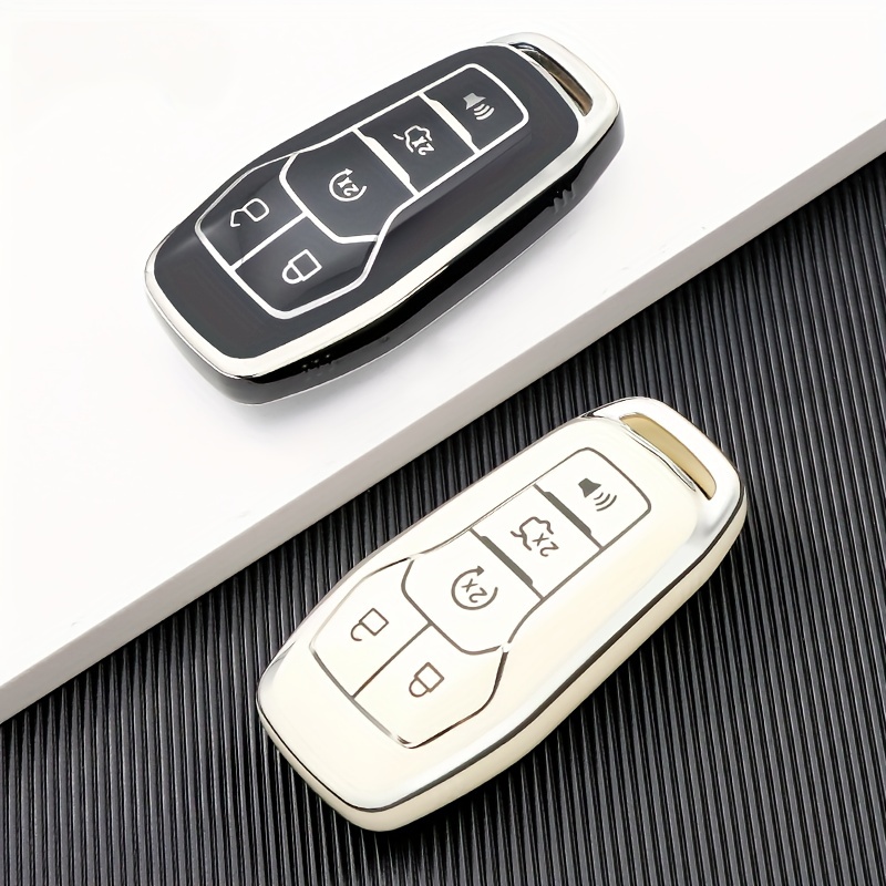 Key Holder Tpu Car Key Case Cover for Ford 2016 Lincoln MKC MKZ