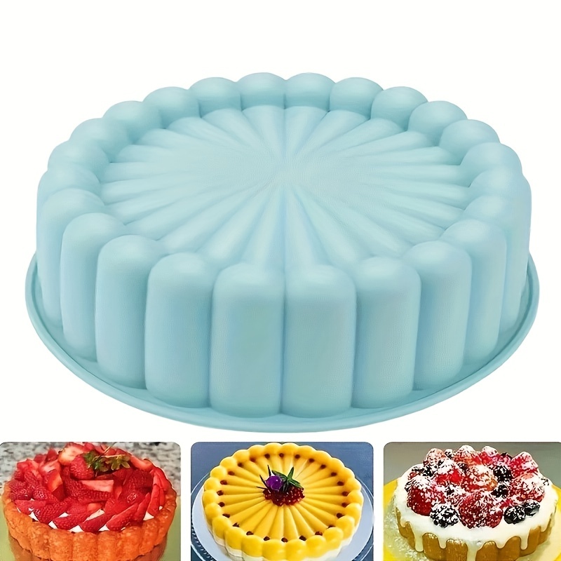 Nouveau moule à gâteau rond en Silicone, moule à gâteaux en