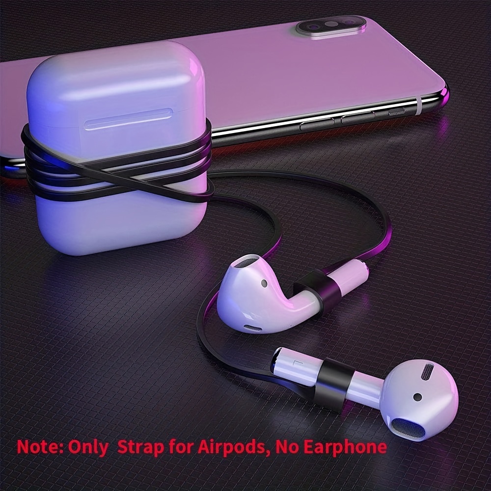 Support de sangle 7 en 1 et housse en silicone pour Apple Airpods Air Pod  Earpods Accessoires 