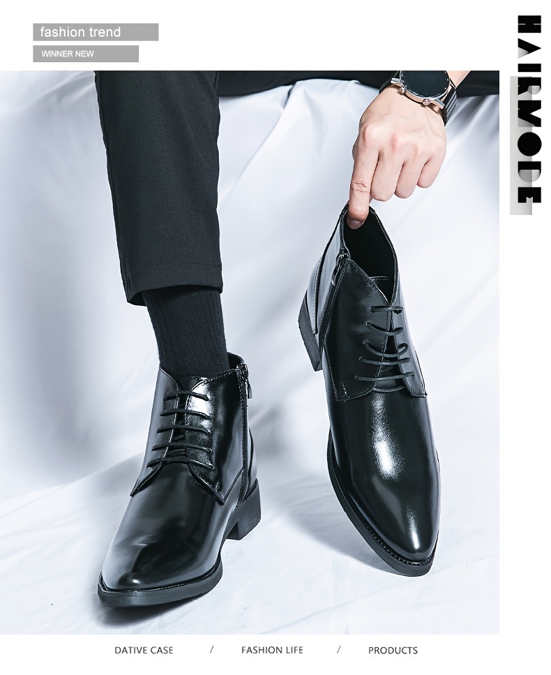 Business formal boots best sale