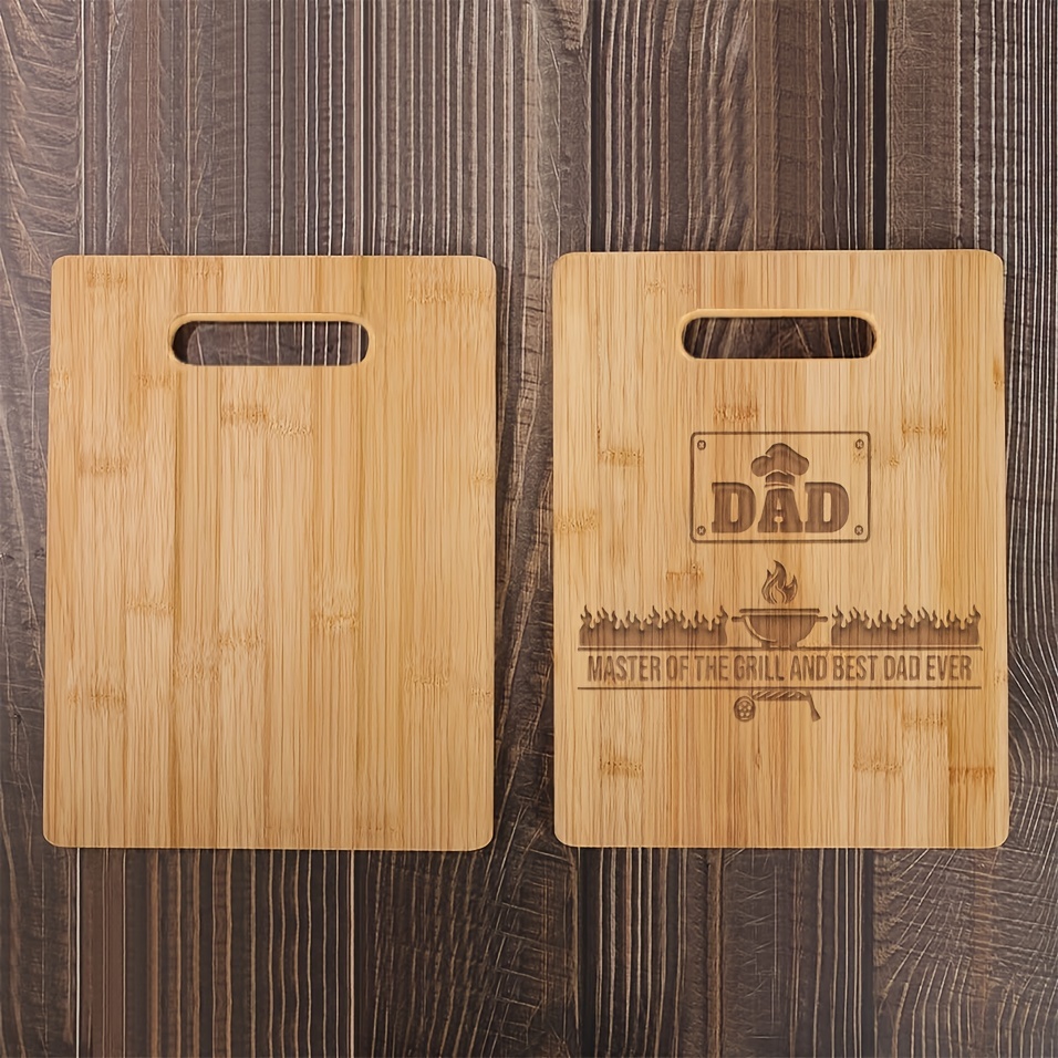 Dad Cutting Board Master Of The Grill And Best Dad Ever Dad - Temu