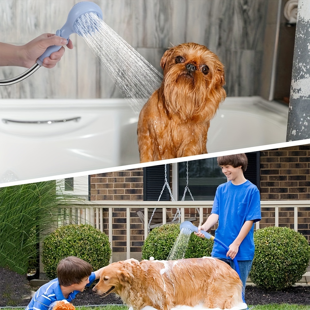 Dog Cat Bath Sprayer Shampoo Massager Dog Shower Head Pet Wash