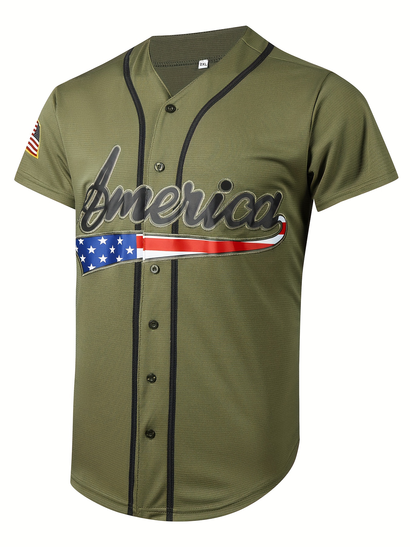 Short sleeve embroidered baseball shirt - Clothing - Men
