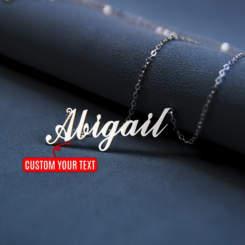 Custom necklace clearance for her name