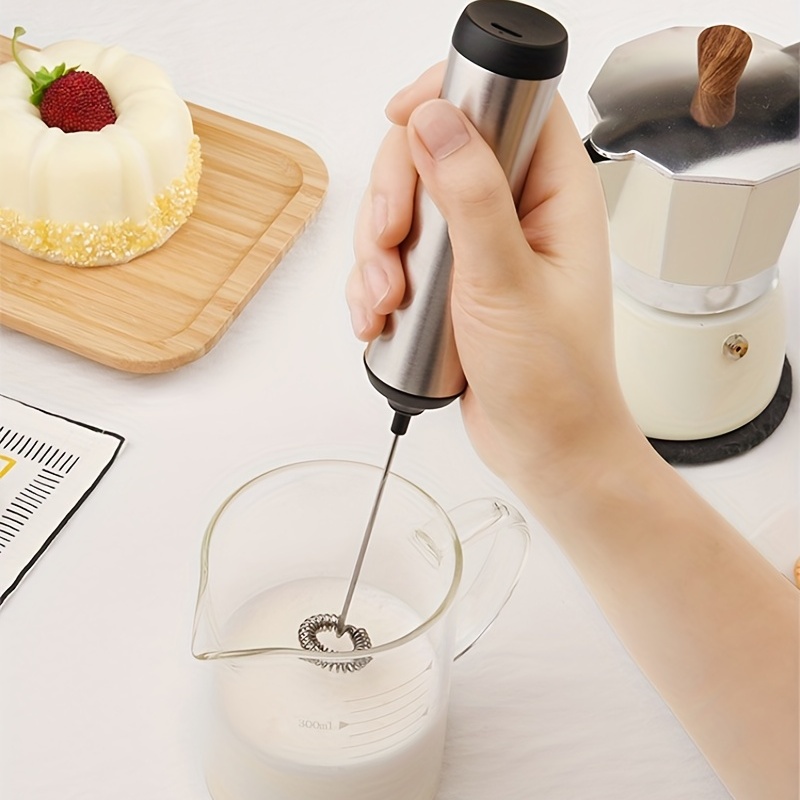 Rechargeable Electric Milk Coffee Frother Whisk Egg Beater Handheld Frappe  Mixer