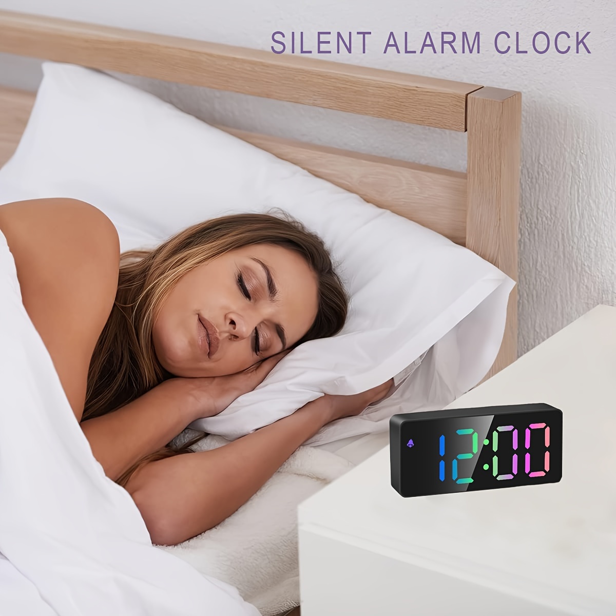 Digital Clock with Nap Timer, Snooze, Battery Powered and USB