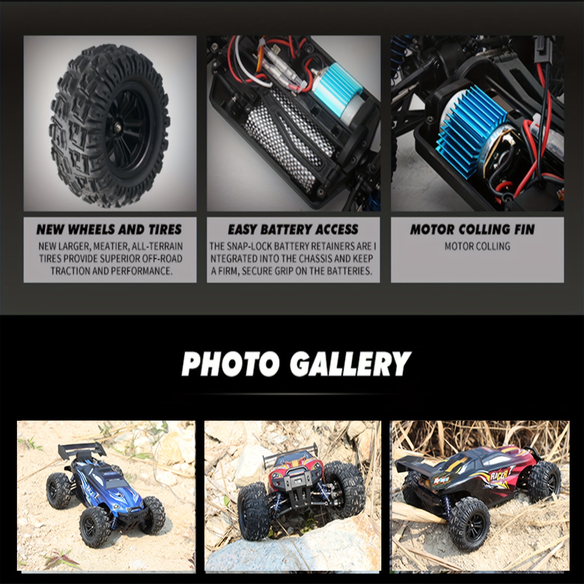 1:18 4wd 35km/h Rc Car Powerful Motor Remote Control Racing - Temu ...