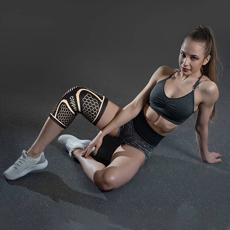 Copper Knee Brace Fitness Workout Accessories - Temu