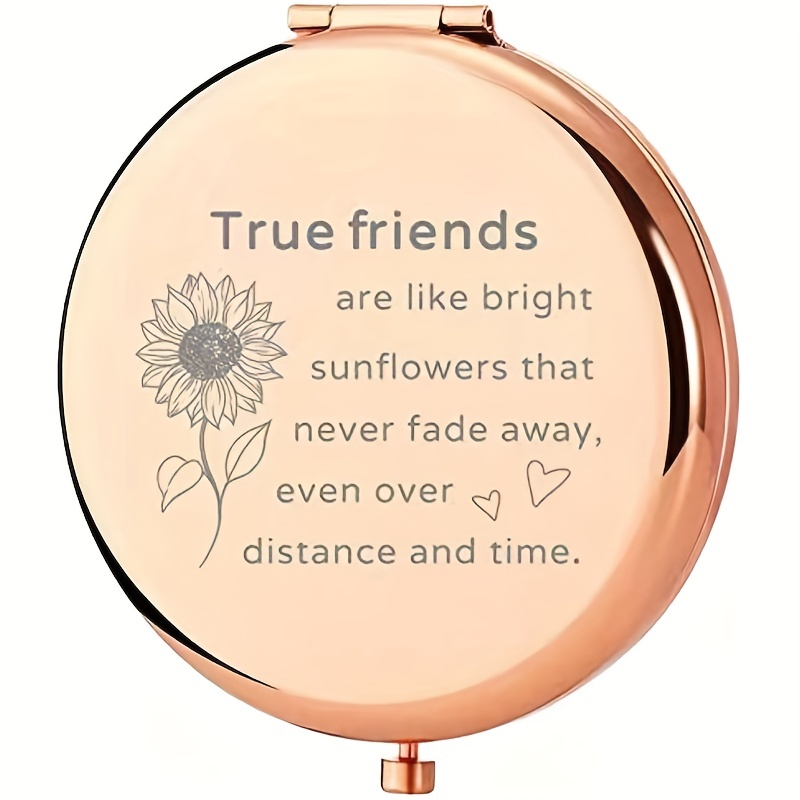 Best Friend Gift Idea: Engraved Compact Mirror