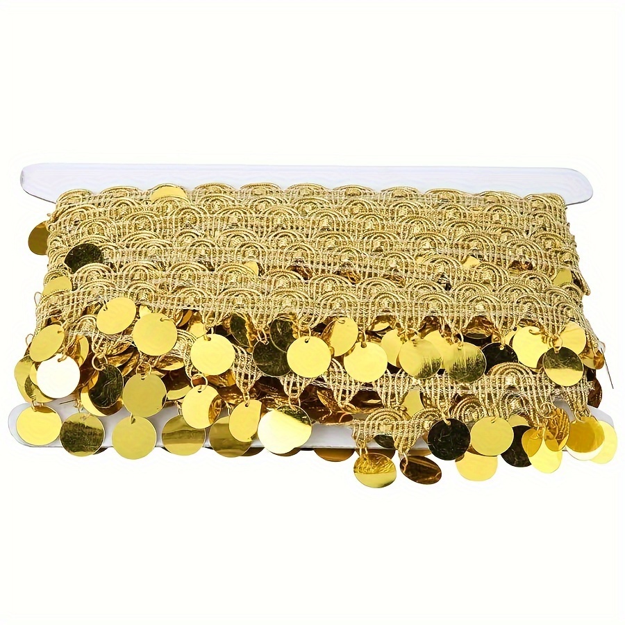 1pc/ Belly Dance Waist Chain Belt Tassel Belt Circular Coin Hip Scarf Ethnic Clothing Additions, Dance Clothing Additions Lace