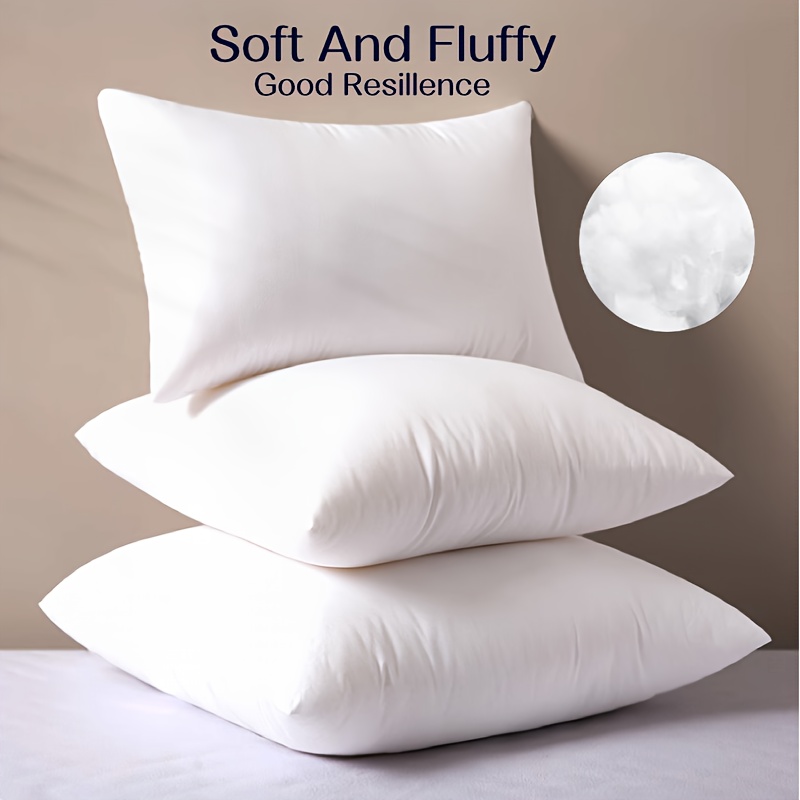 Synthetic Down Throw Pillow Core, Ultra Soft Square Throw Pillow