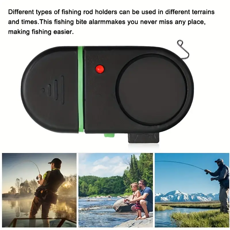 1pc Sensitive Electronic Fishing Alarm - Clip-on Fish Bite Indicator for  Quick Alerts and Better Catches