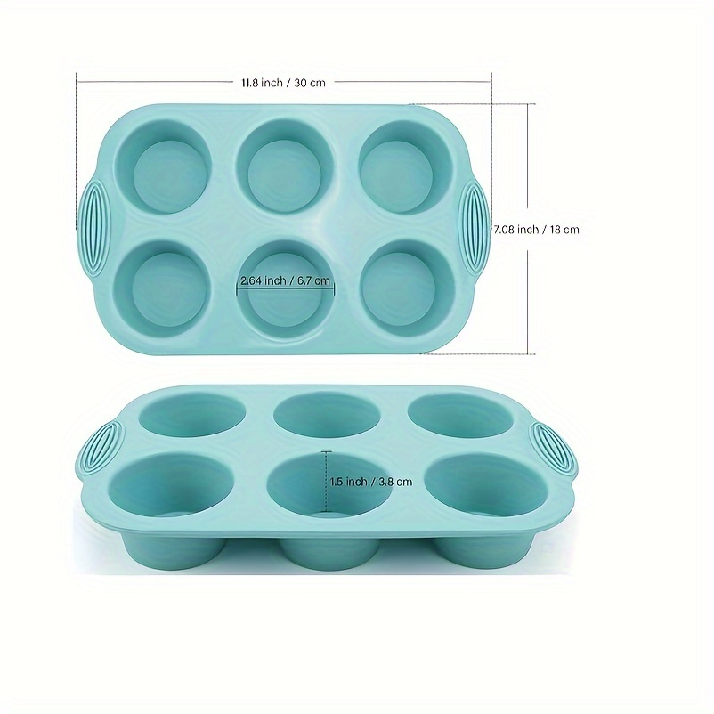 Food Grade Silicone Muffin Pan - 24 Cavity Baking Cake Mold With Ice Cube  Trays - Kitchen Gadgets And Accessories For Home Baking - Temu
